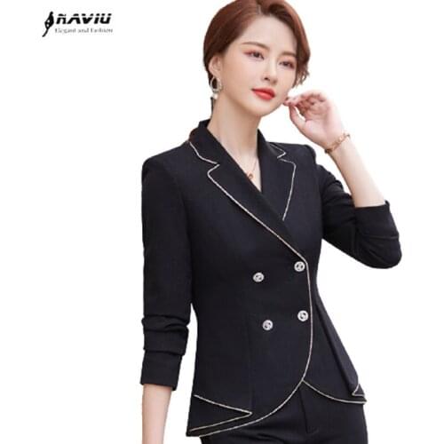 Женские двубортные пиджаки NAVIU Elegant and Fashion China At AliExpress