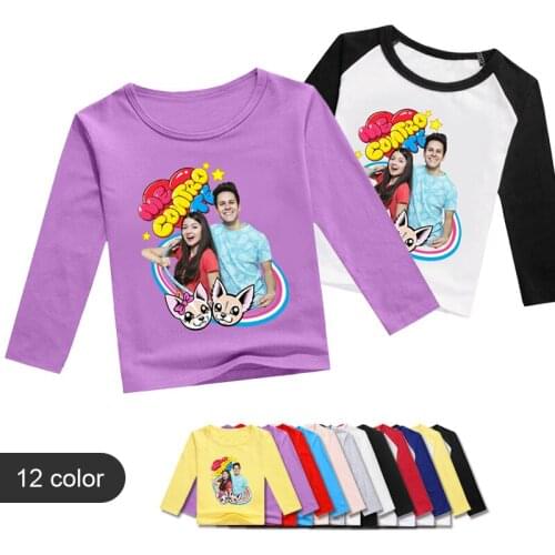 New Fashion Boys Girls T Shirt Cartoon Kids Clothes Tee T-Shirt Long Sleeve Top Me Contro Te Clothing Cartoon Boy Girls Clohtes