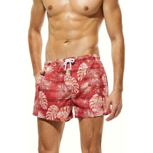 2019 New Summer Beach Pants Mens Surfing Short Quick Dry Swimming Trunks Sport Swimsuit Breathable Swimwear Beach Wear