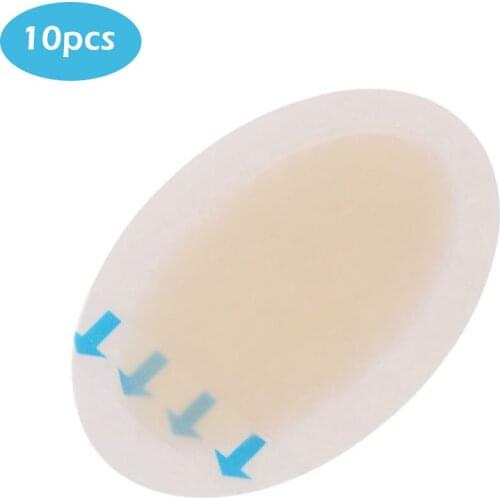 Foot Care Pedicure Heel Blister Bandages Adhesive Hydrocolloid Gel Heel Blister Plaster Cushions Prevents Rubbing Gel Guard Pads