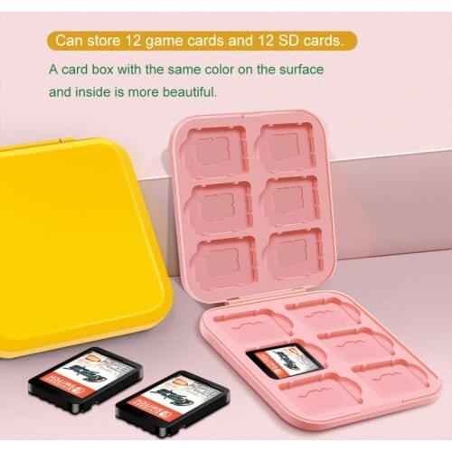 12 In 1 Portable NS Game TF Card Case Protective Storage Box Shockproof Hard Shell For Nintend Switch NS Card Holder