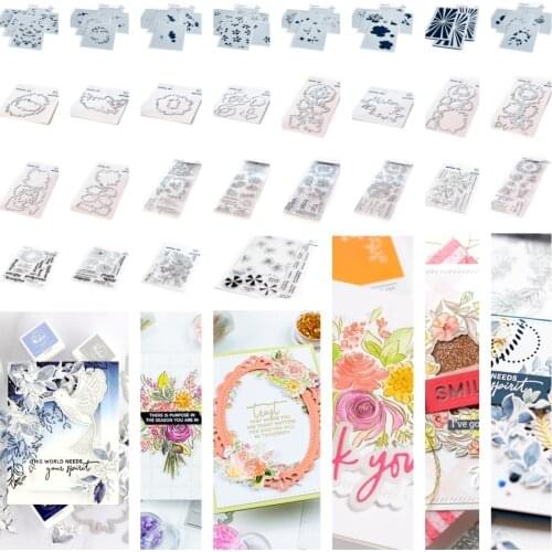 Wreath Flower Type Artistic Conception Metal Cutting Dies and stamps DIY Scrapbooking Card Stencil Paper Cards Handmade Sheets