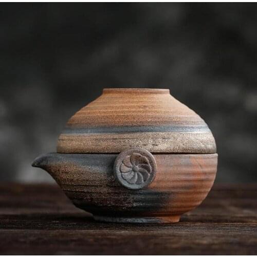 Japanese Ceramic Teapot Gaiwan Tea Cup 1 Pot 1 Cups Porcelain Sets Kung Fu Tea Set Portable Teacup Gaiwan Kettle Tea Cups Mug