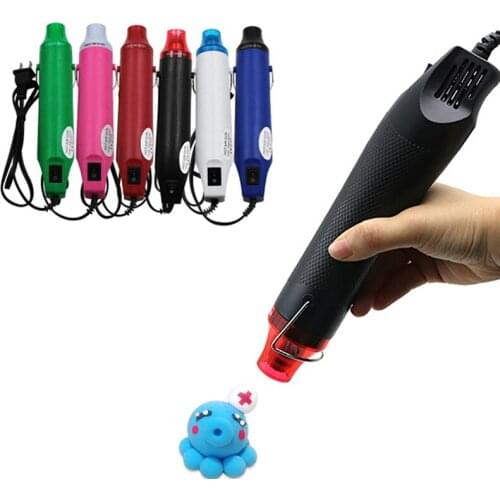1 pcs DIY tool hot air gun with support base, 110V / 220V electric soft ceramic hot air gun / hot air gun