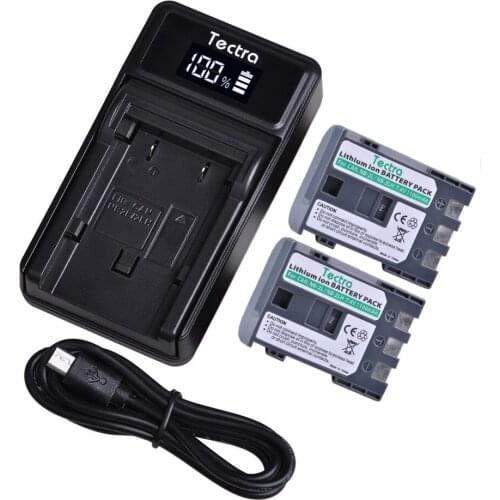 2pc 1100mAh NB-2L NB-2LH NB2L NB2LH Camera Battery+LED USB Charger for Canon Rebel XT XTi 350D 400D G9 G7 S80 S70S30 L50