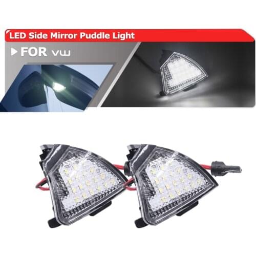 2x CANbus Led Under Side Mirror Puddle Light Module For VW Golf 5 MK5 MKV Passat B6 Eos Golf6 Variant Sharan MK2 7N