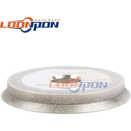80mm All kinds of Diamond Grinding Wheel Electroplate Grinding Circle Grinder for Carbide Metal Tungsten Steel Milling Cutter
