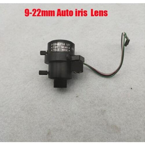 Auto iris 9-22mm 2.8-12mm 4-9MM CCTV Lens M12 Mount camera board Lens For analog Camera