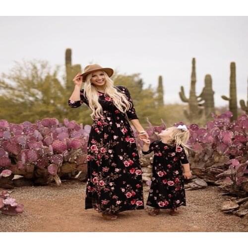 Одинаковые платья для мамы и дочки Bibihou China At AliExpress