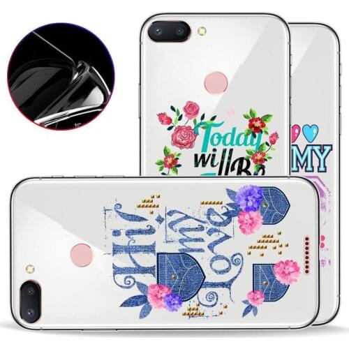 Suitable For Xiaomi Redmi 6 Mobile Phone Case Transparent Back Cover Anti-fall Shell Ultra-thin Protective sleeve