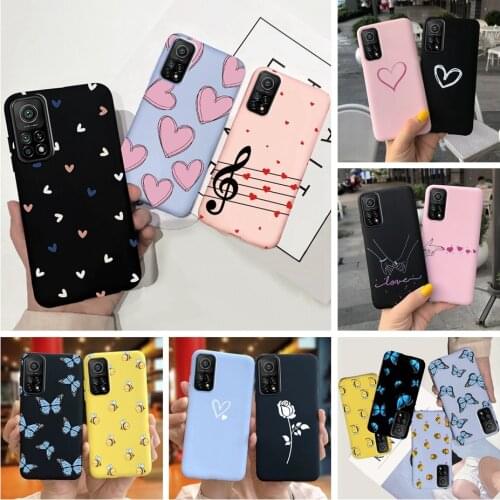 Phone Cases Funda For Xiaomi Mi 10T 5G Case Soft TPU Silicone Cover For Xiaomi Mi 10t 10 T Lite 5G Mi10T Pro Lovely Cover Bumper