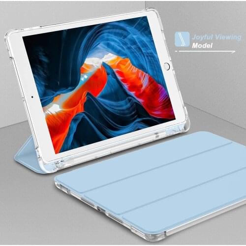 Magnet Case For 2019 iPad 10.2 Case For 2017 2018 iPad 9.7 5/6th Air 2/3 10.5 Mini 5 2020 Pro 11 Air 4 10.9 Pencil Holder Cover