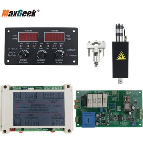 Maxgeek SF-HC25K Plasma THC Torch Height Control + Torch Holder Lifter 1800/2400mm/min For Plasma Cutting Machine