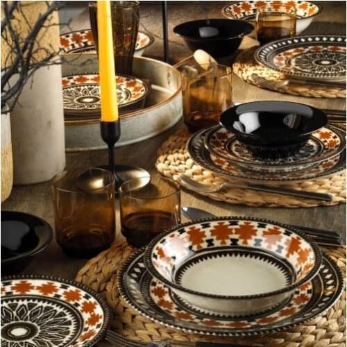 Kutahya has Porcelain Nono Cream 24 Piece Dinnerware Set 89067