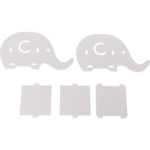 Desktop Wood Elephant Pencil Holder Phone Holder Pen Bracket Stand Storage Rack