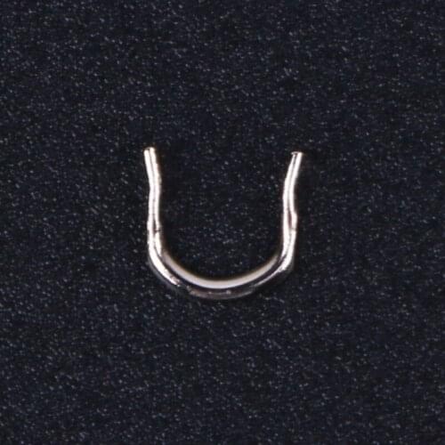 New 2021 New 100pcs Fishing U Shaped Ring Baits Lure Tool Stainless Steel Accessories Tackle