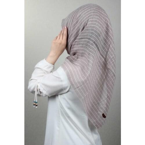 POLOİST PATTERNED LINDA COTTON SCARF-DESEN-01-RENK-09