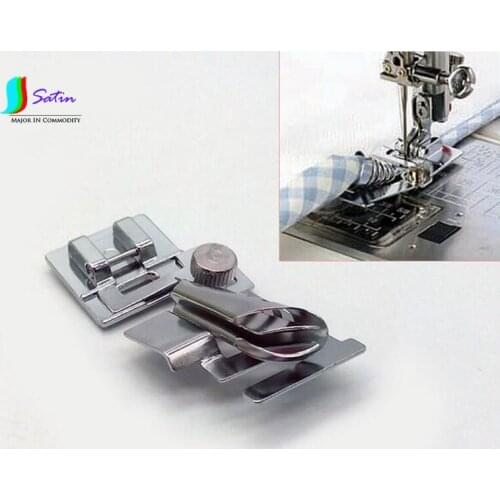 Hot 7MM Cover Edge Sewing Machine Presser Foot,Pack Cloth Article Presser Foot for Sewing Machine DIY Tool Presser Foot S0045H