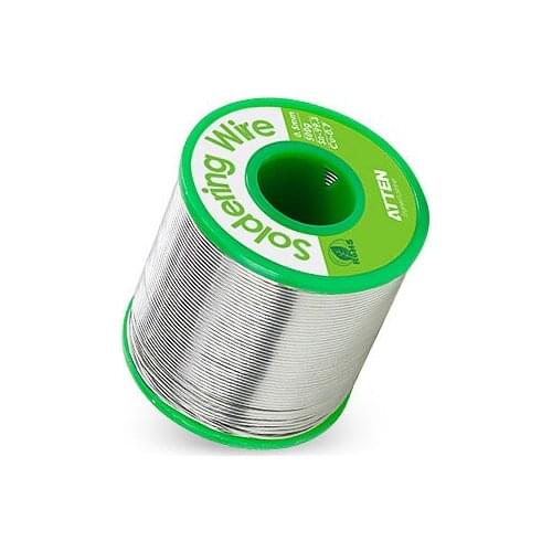 ATTEN 500g Lead-free Solder Wire Soldering Wire sn99.3% cu0.7% , Diameter 0.5/0.8/1.0mm