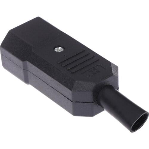 Connector Socket AC Panel Socket 250V 10A 3 Pin IEC 320 C14 Male Plug Rewirable Power