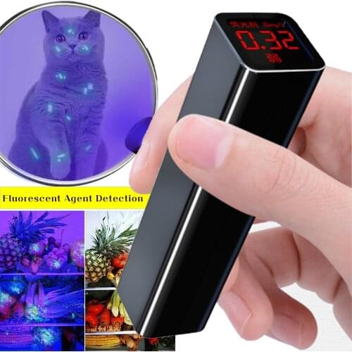 Food Fungus Detection Pen Home Digital UV Flashlight Checker Pet Moss Fake Banknotes Checker Tools LED Laser Multifunction Lamp