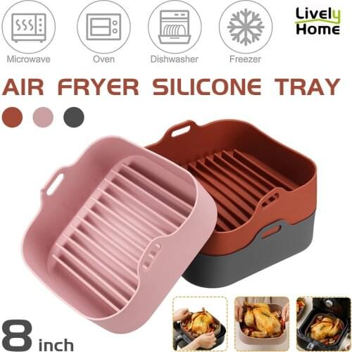 Multifunctional Silicone Baking Tray Pan High Temperature Resistant Non-stick Bread Loaf Fried Chicken Pizza Basket Dishes