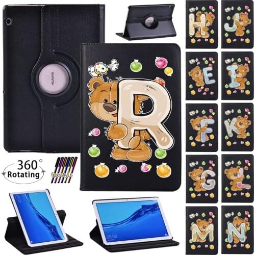 360 Rotating Case for Huawei MediaPad T5 10 10.1"/MediaPad T3 10 9.6"Tablet Automatic Sleep Cover Case