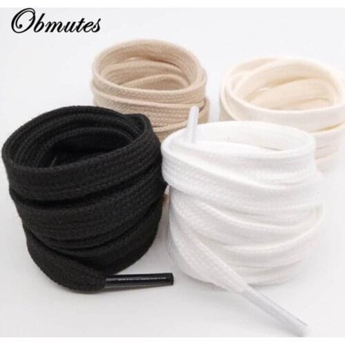 High Quality 1Pair Shoelace Athletic Sport Sneakers Flat Shoelaces Bootlaces Solid Color 78inch/200cm