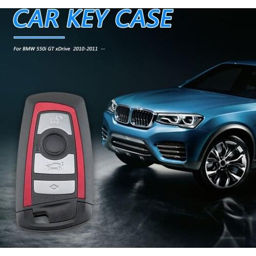 Blade Key Fob Replacement Case Parts Personal Car 4-Button Uncut Shell Outdoor Accessories for BMW 550i GT X3 535i 528i