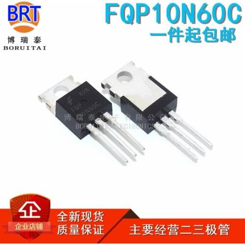 10pcs/lot FQP10N60C TO-220 10N60C 10N60 TO220 new MOS FET transistor