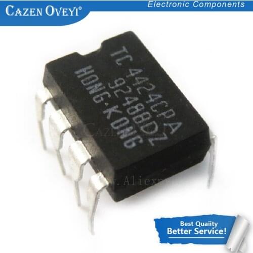 10pcs/lot TC4424CPA TC4424EPA DIP-8 In Stock