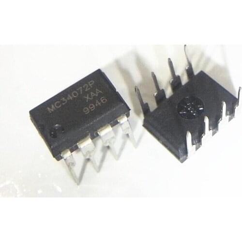 10pcs MC34072P DIP8 MC34072 DIP-8 MC34072PG DIP