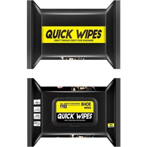 12/30 Pcs/bag Portable Disposable Small White Shoe Leather Cleaning Artifact Shoes Wipes Wet Shoe Wipes Sneaker Y0Y6