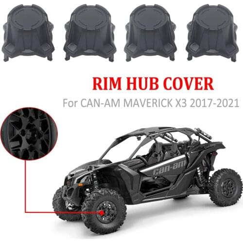 2017-2021 Wheel Rim Hub Center Caps Trim Covers For CAN AM MAVERICK X3 900 HO Max R 4x4 DS XMR XRC Turbo DPS 2020 2019 2018