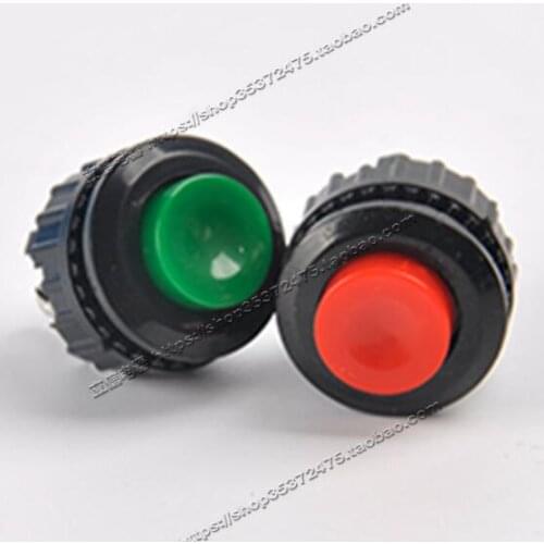 30pcs push button Switches 250V 1A Self reset switch 2 pin DS-500 DS-501 Press on/off 14mm for power supply