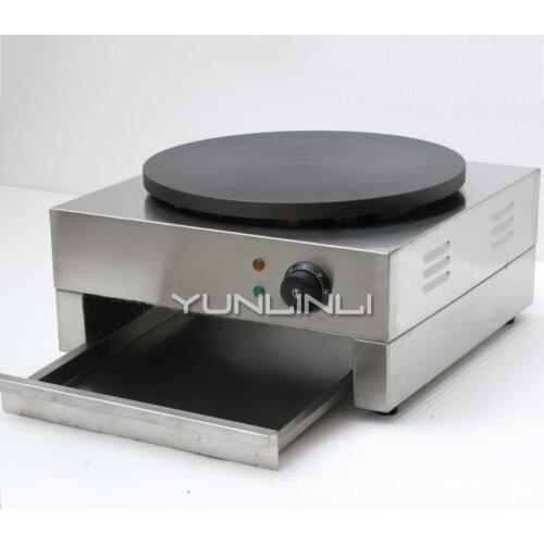 400mm Commercial Pancake Maker Electric Coating Crepe Maker Desktop Non-stick Pancake Making Machine CH-1