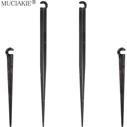 50-500PCS Garden 1/4" Hose 11cm 20cm Holder Stakes C-type Fixed Stems Holder Bracket 4/7mm Drip Irrigation Pipe Inserting Ground
