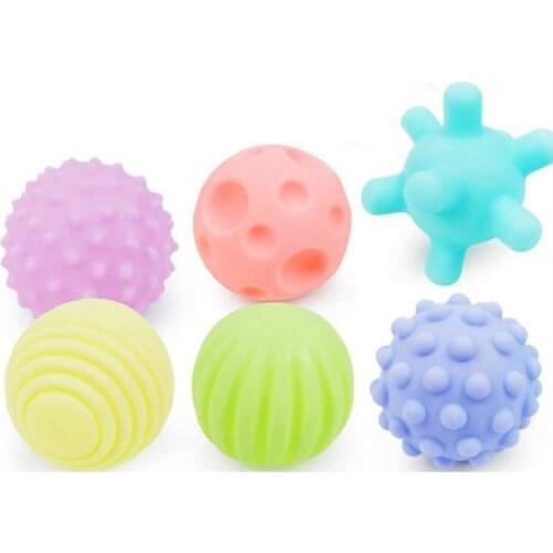 New Children Ball Textured Multi DevelopTactile Senses Toy Baby Touch Hand Teether Ball Training Massage Soft Stress Balls