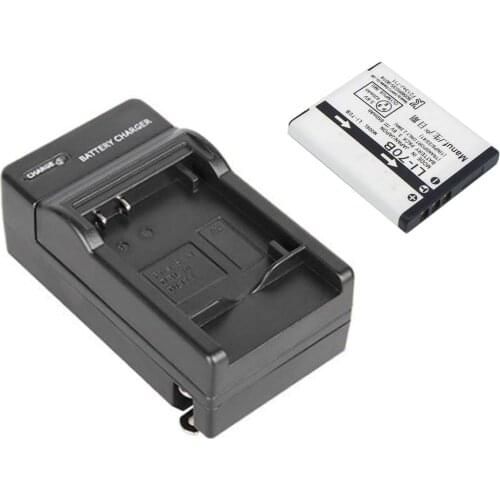 Camera Battery +wall charger Li-70B LI70B for For Olympus FE-4020 FE-4040 FE4020 X940 D705 FE5040 D-705 710 VG-110 -140 FE-5040