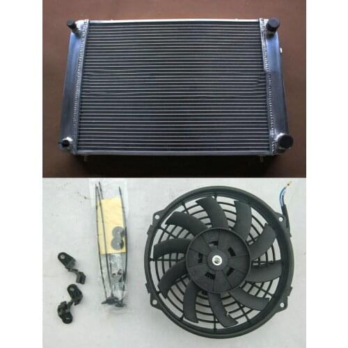 Aluminum Radiator + FANS For Triumph TR7 TR 7 2.0L 1998CC Manual 1975–1981 Convertible 1976 1977 1978 1979 1980 1981 1975 TR-7