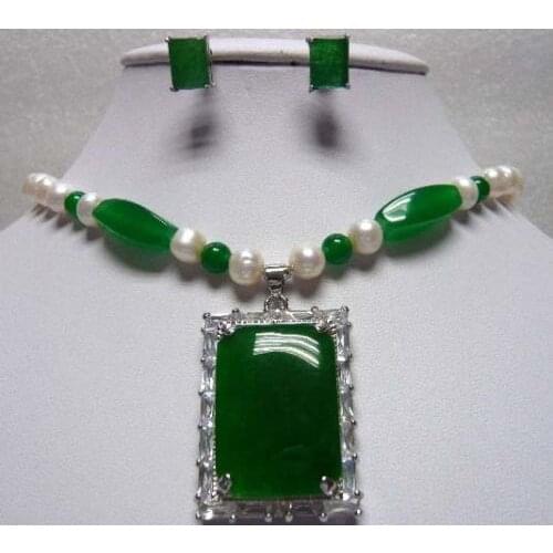 Free shipping 3 colors!white pearl &green/purple tiger eye stone necklace pendant earring can choose