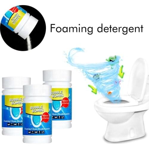 Quick Foaming Toilet Drain Cleaner Magic Bubble Bombs Quality 1Bag10g Fast foam toilet sink Strong Drain Cleaning Powder