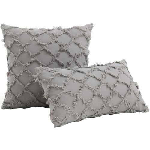 45x45cm Pillow Cover Nordic Hug Throw Cushion Cover Boho Pillowcase Tassel Tufted Pillow Case Living Room Decoration Pillowcover