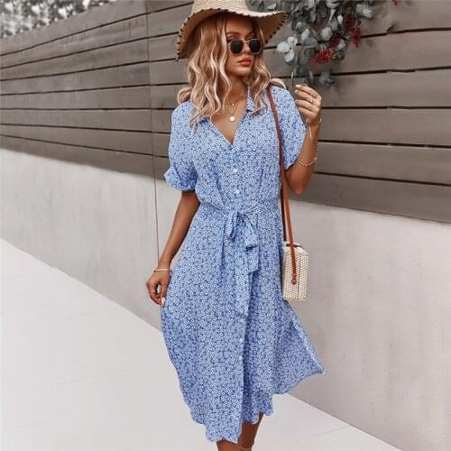 JLFPGV Summer Dresses With Buttons