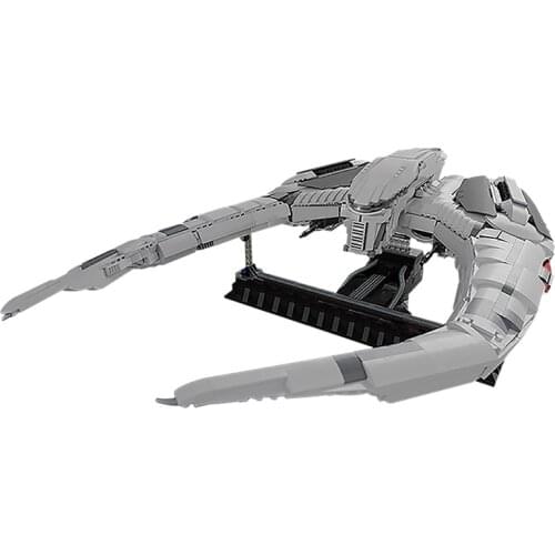 MOC Battle Space Fortress War Airshi Galactica UCS Spaceship Building Blocks Cylon Raider Model Idea Toys For Children Kid Gifts