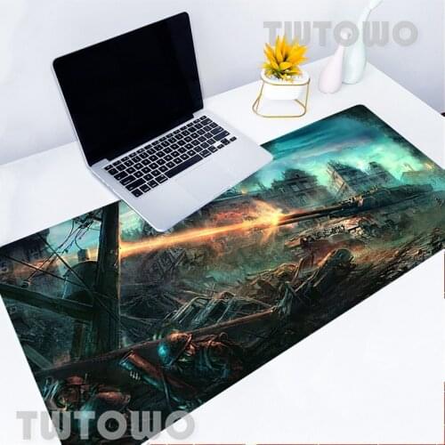 Mouse Pad World Of Tanks Big Size Gaming Mouse Pad Amazing Design Anime Gaming Mousepad Custom Computer Lovely Home Carpet