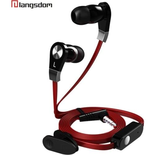 Langsdom JM02 Metal Wired In-ear Universal Stereo Bass High-fidelity Headset Mobile Earphone Computer Headphones