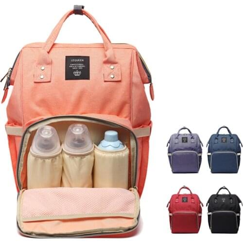 Lequeen Mummy Maternity Baby Care Nappy Bag Brand Large Capacity Baby Dry Wet Bag Travel Backpack Nursing Diaper Bag