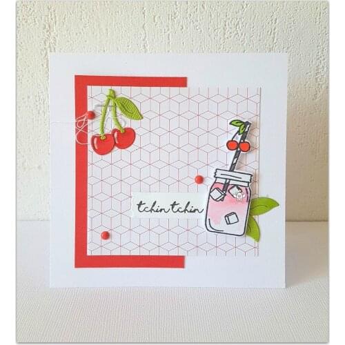 Mmao Crafts Metal Steel Cutting Dies New Cherry leaf decoration Stencil For DIY Scrapbooking Paper/photo Cards Embossing Dies