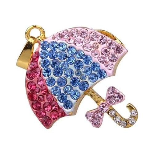 NEW Umbrella Jewelry 2.0 Memoria Usb Flash Drive 1TB 2TB 64GB Pendrive 32GB 16GB Pen Drive 128GB Girl Gift Gifs Memory Stick